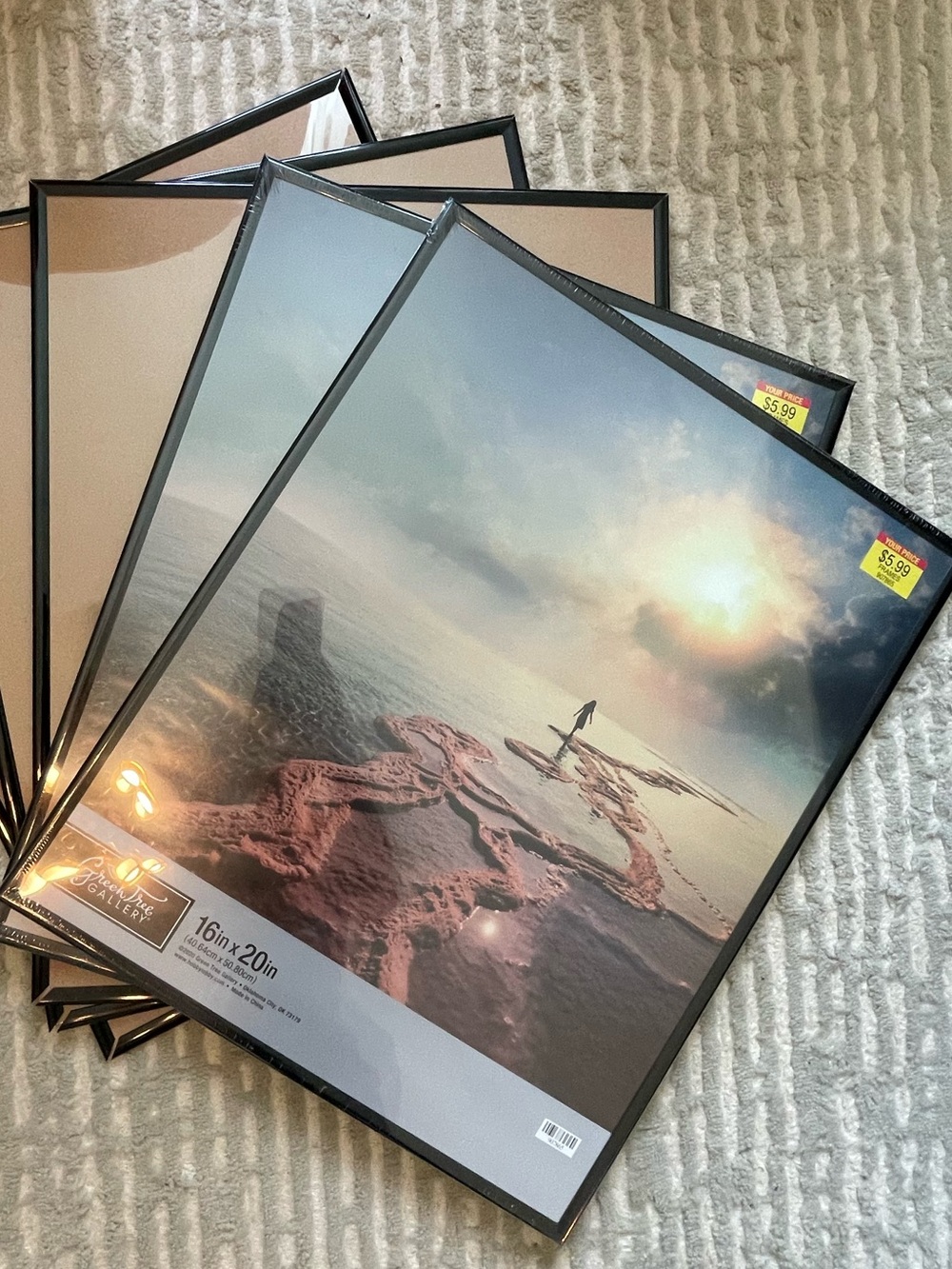 Hobby Lobby: Set of Black Frames 16in by 20in